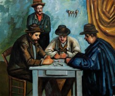 Cezanne Paintings: The Card Players