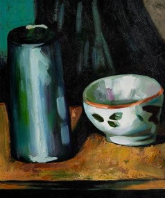 Cezanne Paintings: Still Life (Bowl and Milk Jug)