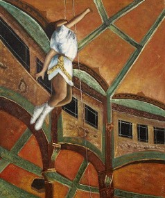 Degas Paintings: Miss Lala at The Cirque Fernando