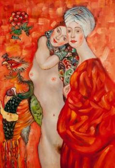 Klimt Paintings: Girl Friends