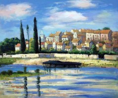 Monet Paintings: Carrieres Saint Dennis