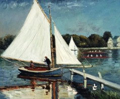 Monet Paintings: Sailing at Argenteuil