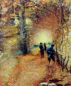Monet Paintings: The Shoot (The Avenue in The Park, Montgeron)