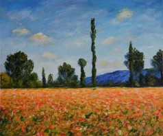 Monet Paintings: Field of Poppies