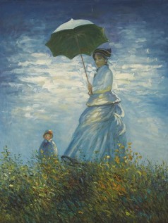 Monet Paintings: Madame Monet and her Son