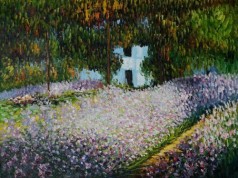 Monet Paintings: Artists Garden at Giverny