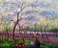 Monet Paintings: An Orchard in Spring