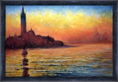 Impressionism: San Giorgio Maggiore by Twilight Pre-Framed