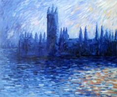 Monet Paintings: Houses of Parliament, Sunset Effect