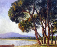 Monet Paintings: Beach in Juan-les-Pins