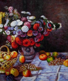 Monet Paintings: Flowers and Fruit