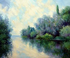 Monet Paintings: The Seine near Giverny
