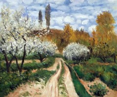 Monet Paintings: Trees in Bloom