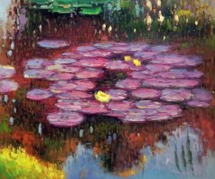 Monet Paintings: Water Lilies