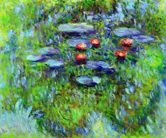 Monet Paintings: Water Lilies