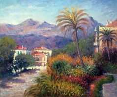 Monet Paintings: Strada Romada in Bordighera
