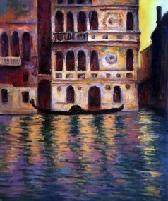 Monet Paintings: Palazzo Dario, 1908