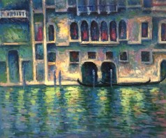 Monet Paintings: Palazzo da Mula at Venice, 1908