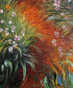 Monet Paintings: Irises
