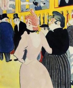 At the Moulin Rouge, La Goulue with Her Sister