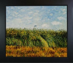 Edge of a Wheat Field with Poppies and a Lark Pre-Framed