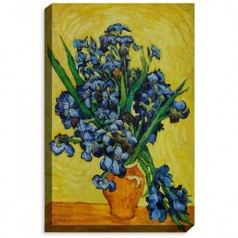 Irises in a Vase Gallery Wrap