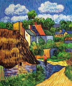 Mothers Day Art: Houses in Auvers 2
