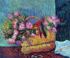 Gauguin Paintings: Basket of Flowers, 1884