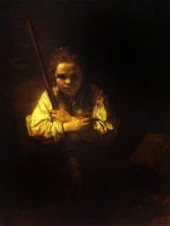 A Girl with a Broom