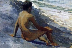 Boy at the seashore