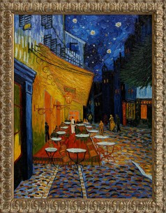 Cafe Terrace at Night Pre-Framed