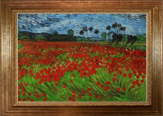 Field of Poppies Pre-Framed