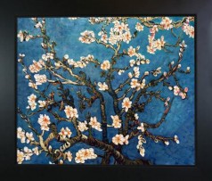 Branches of an Almond Tree in Blossom Pre-Framed