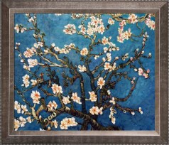 Branches of an Almond Tree in Blossom Pre-Framed