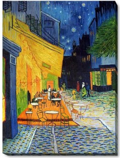 Cafe Terrace at Night Gallery Wrap