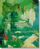 Escalier Fleuri