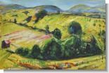 Fauve Landscape with Rolling Hills