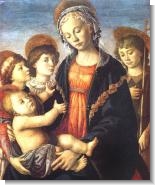 The Virgin and Child with Two Angels and St. John the Baptist