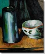Cezanne Paintings: Still Life (Bowl and Milk Jug)