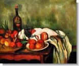 Still Life with Onions and Bottle