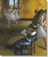 Degas Paintings: The Ballet Class