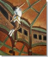 Degas Paintings: Miss Lala at The Cirque Fernando