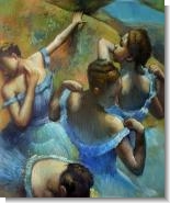 Mother's Day Art: Blue Dancers