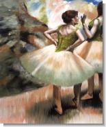 Mother's Day Art: Dancers, Pink and Green