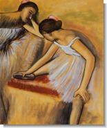 Degas Paintings: Dancers in Repose