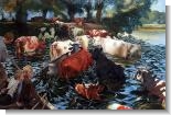 Cows Crossing The Lys River, 1899