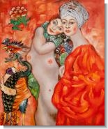 Klimt Paintings: Girl Friends