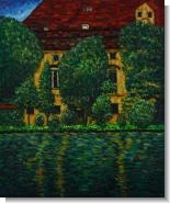 Klimt Paintings: Schloss Kammer on Attersee II
