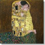 Klimt Paintings: The Kiss (full view - Luxury Line)