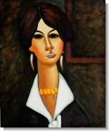 Modigliani Paintings: Woman of Algiers, 1917